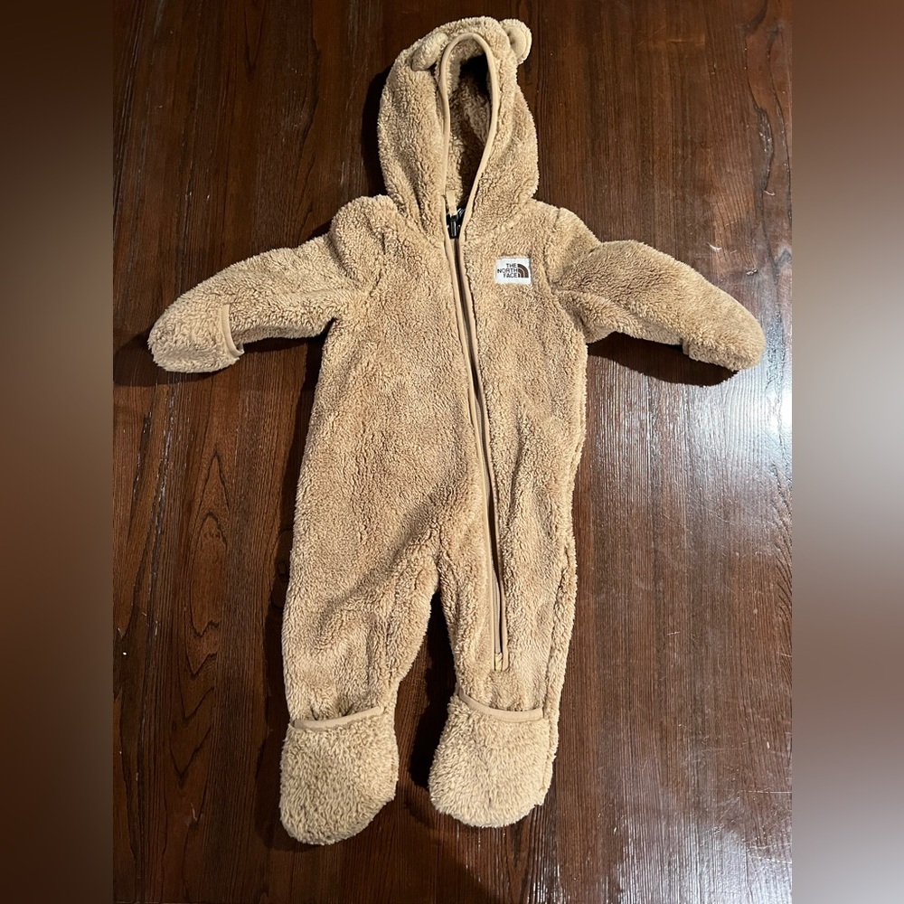 The North Face fleece snowsuit